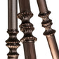 Meyda Lighting Tiffany Hanginghead Dragonfly 22" 4-Light Mahogany Bronze Semi-flush Mount Light With Multi-Colored Shade Glass