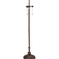 Meyda Lighting Tiffany Hanginghead Dragonfly 229131 62" 3-Light Mahogany Bronze Floor Lamp With Multi-Colored Shade Glass