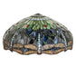 Meyda Lighting Tiffany Hanginghead Dragonfly 265191 22" Multi-Colored Shade Glass