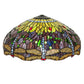 Meyda Lighting Tiffany Hanginghead Dragonfly 265191 22" Multi-Colored Shade Glass