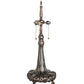 Meyda Lighting Tiffany Hanginghead Dragonfly 31" 3-Light Mahogany Bronze Table Lamp With Multi-Colored Stained Shade Glass