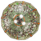Meyda Lighting Tiffany Hanginghead Dragonfly 31108 22" 3-Light Mahogany Bronze Pendant Light With Multi-Colored Shade Glass