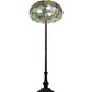 Meyda Lighting Tiffany Hanginghead Dragonfly 36501 62" 3-Light Mahogany Bronze Floor Lamp With Multi-Colored Shade Glass