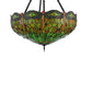 Meyda Lighting Tiffany Hanginghead Dragonfly 38" Multi-Colored Stained Shade Glass