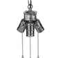 Meyda Lighting Tiffany Hanginghead Dragonfly 40" 6-Light Mahogany Bronze Island Pendant Light With Multi-Colored Shade Glass