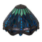 Meyda Lighting Tiffany Hanginghead Dragonfly 8" Multi-Color Shade Glass