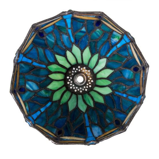 Meyda Lighting Tiffany Hanginghead Dragonfly 8" Multi-Color Shade Glass