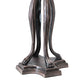 Meyda Lighting Tiffany Honey Locust 30" 3-Light Mahogany Bronze Table Lamp With Multi-Colored Shade Glass