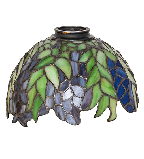 Meyda Lighting Tiffany Honey Locust 8" Multi-Colored Shade Glass