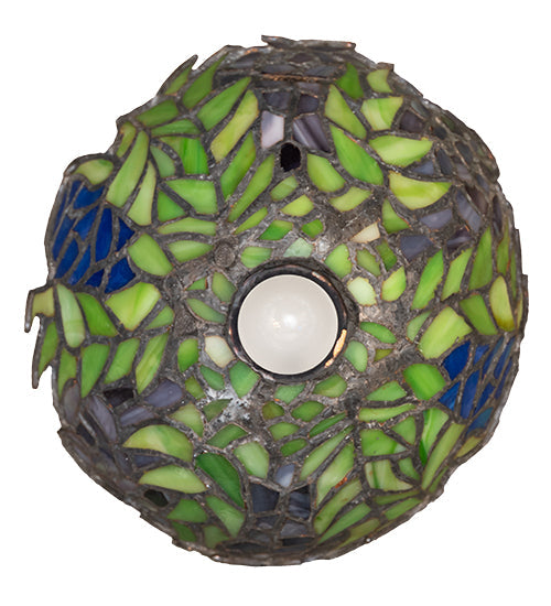 Meyda Lighting Tiffany Honey Locust 8" Multi-Colored Shade Glass