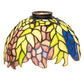 Meyda Lighting Tiffany Honey Locust 8" Multi-Colored Shade Glass