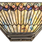 Meyda Lighting Tiffany Jeweled Peacock 16" 2-Light Mahogany Bronze Wall Sconce With Multi-Colored Shade Glass