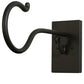 Meyda Lighting Tiffany Jeweled Peacock 16" 2-Light Oil Rubbed Bronze Shepherd's Hook Wall Sconce With Multi-Colored Shade Glass