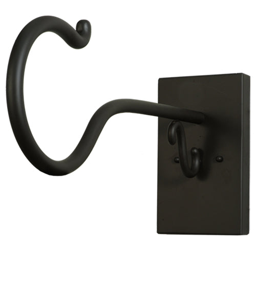 Meyda Lighting Tiffany Jeweled Peacock 16" 2-Light Oil Rubbed Bronze Shepherd's Hook Wall Sconce With Multi-Colored Shade Glass
