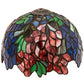 Meyda Lighting Tiffany Laburnum 10" Multi-Colored Shade Glass