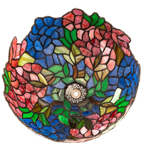 Meyda Lighting Tiffany Laburnum 10" Multi-Colored Shade Glass