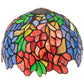 Meyda Lighting Tiffany Laburnum 10" Multi-Colored Shade Glass