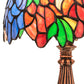 Meyda Lighting Tiffany Laburnum 15" Accent Table Lamp With Multi-Colored Shade Glass