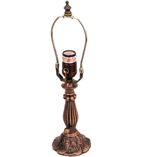 Meyda Lighting Tiffany Laburnum 15" Accent Table Lamp With Multi-Colored Shade Glass