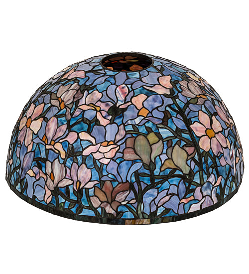 Meyda Lighting Tiffany Magnolia 26" Multi-Colored Shade Glass