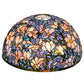 Meyda Lighting Tiffany Magnolia 26" Multi-Colored Shade Glass
