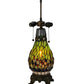 Meyda Lighting Tiffany Mosaic 26" 3-Light Antique Brass Table Lamp Base