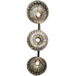 Meyda Lighting Tiffany Peacock 47" 3-Light Mahogany Bronze Island Pendant Light With Multi-Colored Shade Glass