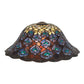 Meyda Lighting Tiffany Peacock Feather 16" Multi-Colored Shade Glass