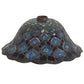 Meyda Lighting Tiffany Peacock Feather 16"W x 7"H Multi-Colored Shade Glass