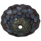 Meyda Lighting Tiffany Peacock Feather 16"W x 7"H Multi-Colored Shade Glass