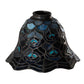 Meyda Lighting Tiffany Peacock Feather 8" Multi-Colored Stained Shade Glass