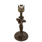 Meyda Lighting Tiffany Pond Lily 15" Mahogany Bronze Nouveau Lady Accent Table Lamp With Blue Shade Glass