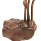 Meyda Lighting Tiffany Pond Lily 16" 3-Light Mahogany Bronze Accent Table Lamp With White Shade Glass