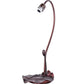 Meyda Lighting Tiffany Pond Lily 16" Mahogany Bronze Accent Table Lamp With Amber Shade Glass