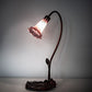 Meyda Lighting Tiffany Pond Lily 16" Mahogany Bronze Accent Table Lamp With Lavender Shade Glass