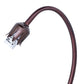 Meyda Lighting Tiffany Pond Lily 16" Mahogany Bronze Accent Table Lamp With White Shade Glass