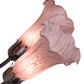 Meyda Lighting Tiffany Pond Lily 24" 7-Light Mahogany Bronze Chandelier With Violet Shade Glass