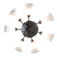 Meyda Lighting Tiffany Pond Lily 24" 7-Light Mahogany Bronze Chandelier With White Shade Glass