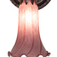 Meyda Lighting Tiffany Pond Lily 5" Mahogany Bronze Wall Sconce With Lavender Shade Glass