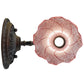 Meyda Lighting Tiffany Pond Lily 5" Mahogany Bronze Wall Sconce With Pink Shade Glass