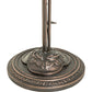Meyda Lighting Tiffany Pond Lily 58" 3-Light Mahogany Bronze Floor Lamp With White Shade Glass