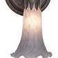 Meyda Lighting Tiffany Pond Lily 6" Oil Rubbed Bronze Wall Sconce With Gray Shade Glass