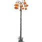 Meyda Lighting Tiffany Pond Lily 61" 12-Light Bronze Floor Lamp With Amber Shade Glass