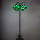 Meyda Lighting Tiffany Pond Lily 61" 12-Light Bronze Floor Lamp With Green Shade Glass