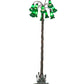 Meyda Lighting Tiffany Pond Lily 61" 12-Light Bronze Floor Lamp With Green Shade Glass