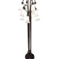 Meyda Lighting Tiffany Pond Lily 63" 12-Light Mahogany Bronze Floor Lamp With Petal White Shade Glass