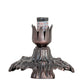 Meyda Lighting Tiffany Pond Lily 7" Mahogany Bronze Victorian Mini Table Lamp With Green Shade Glass