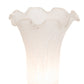 Meyda Lighting Tiffany Pond Lily 8" Mahogany Bronze Victorian Table Lamp With White Shade Glass