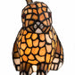 Meyda Lighting Tiffany Rabbit 7" Accent Table Lamp With Honey Shade Glass