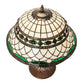 Meyda Lighting Tiffany Roman 23" Mahogany Bronze Table Lamp With Multi-Colored Shade Glass